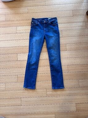 AG Adriano Goldschmied Women's Mari Mid-Rise Slim Straight Leg Jean